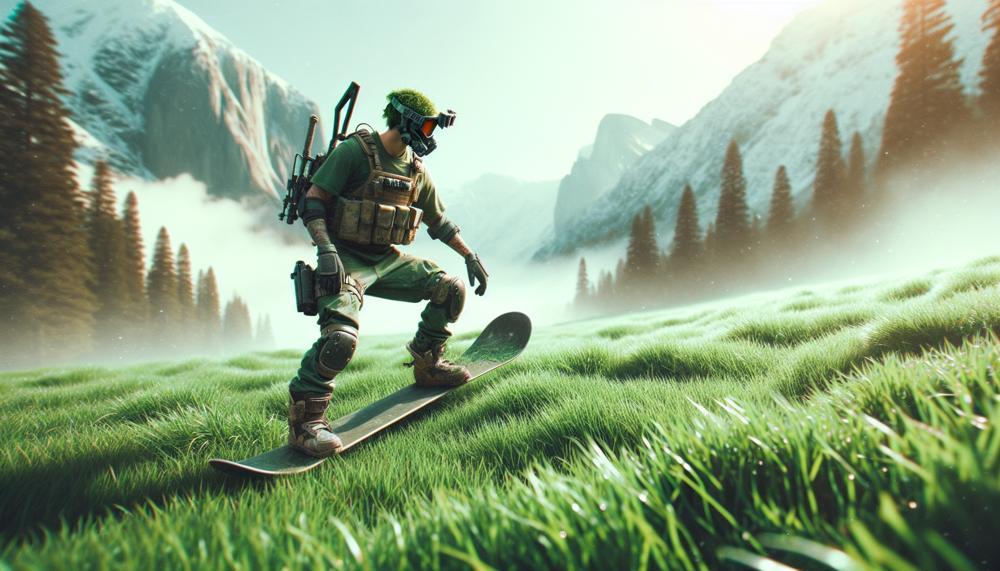 Can You Snowboard On Grass-2